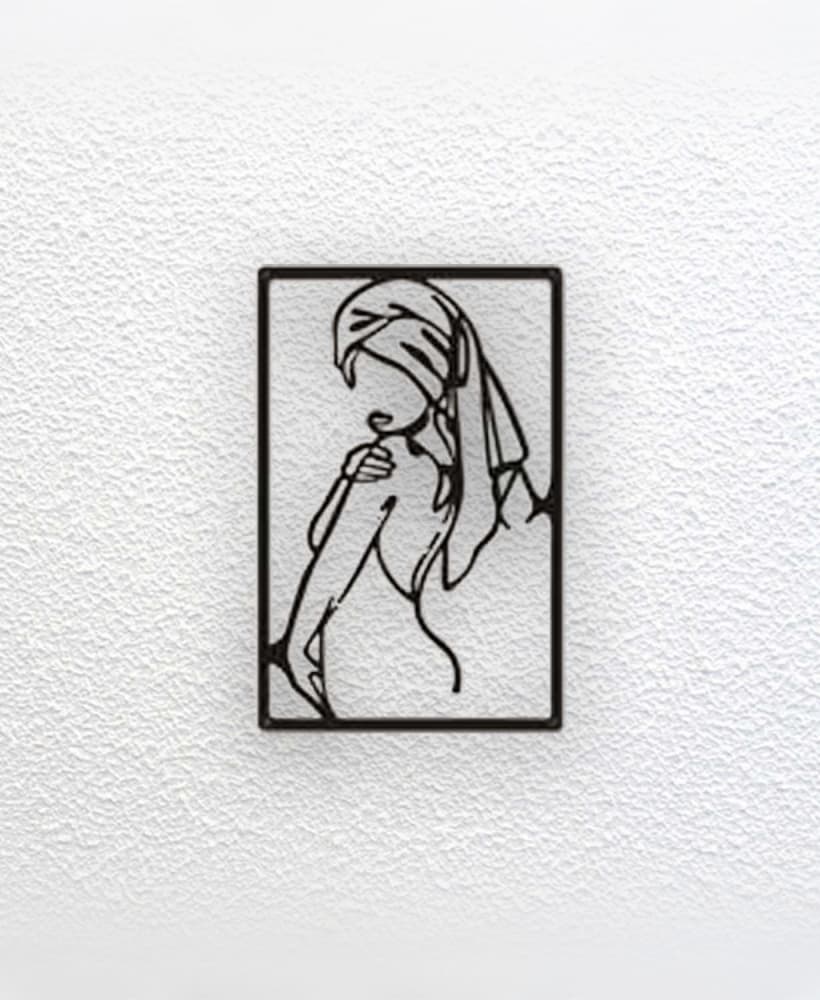 Woman Wall Art 3d model