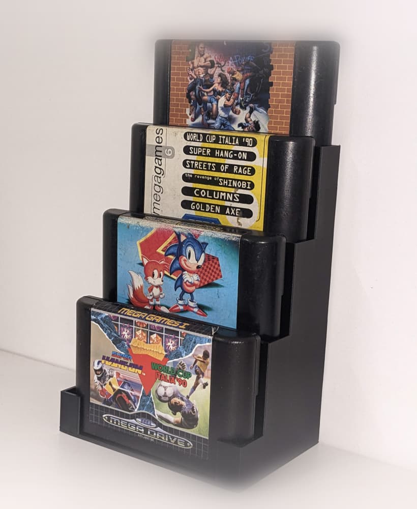 SEGA Mega Drive Genesis & Master System Holder 30 Models Display Tower 14 Models 3d model
