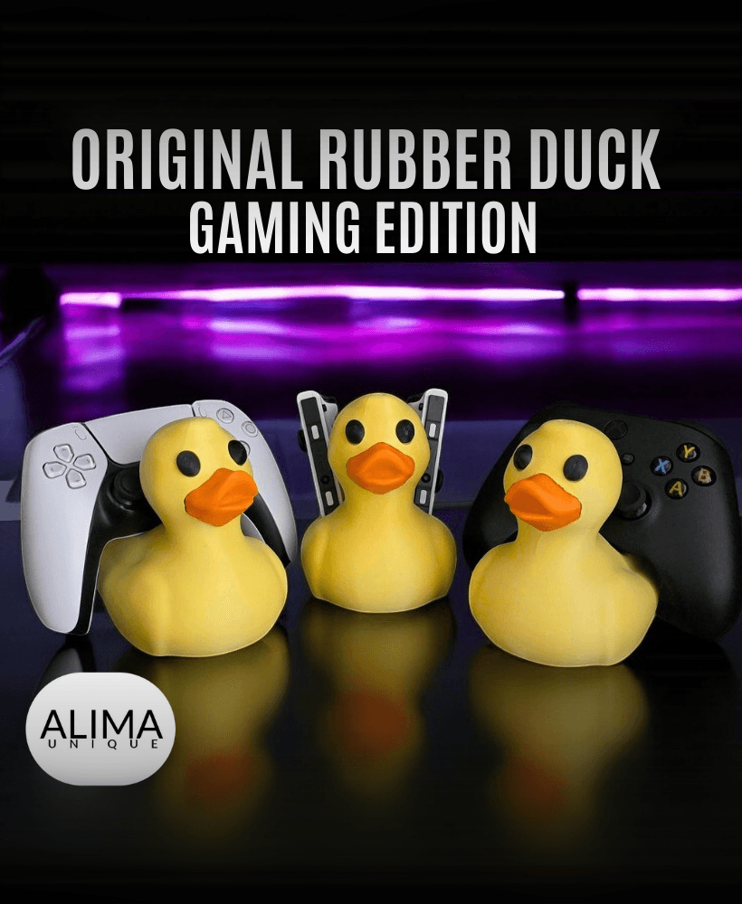Original Rubber Duck - Gaming Edition - PS5 XBOX Switch Controller Holder 3d model
