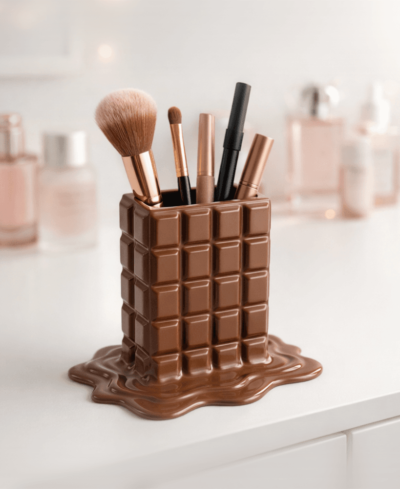 Chocolate Makeup - Pen Organizer | Melting Sweet Storage 3d model