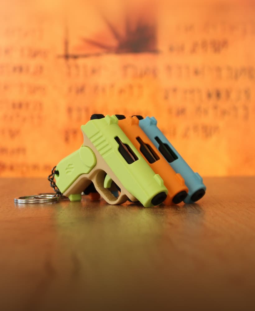 Makarov PM Gun Fidget Keychain – Slide Action Toy 3d model