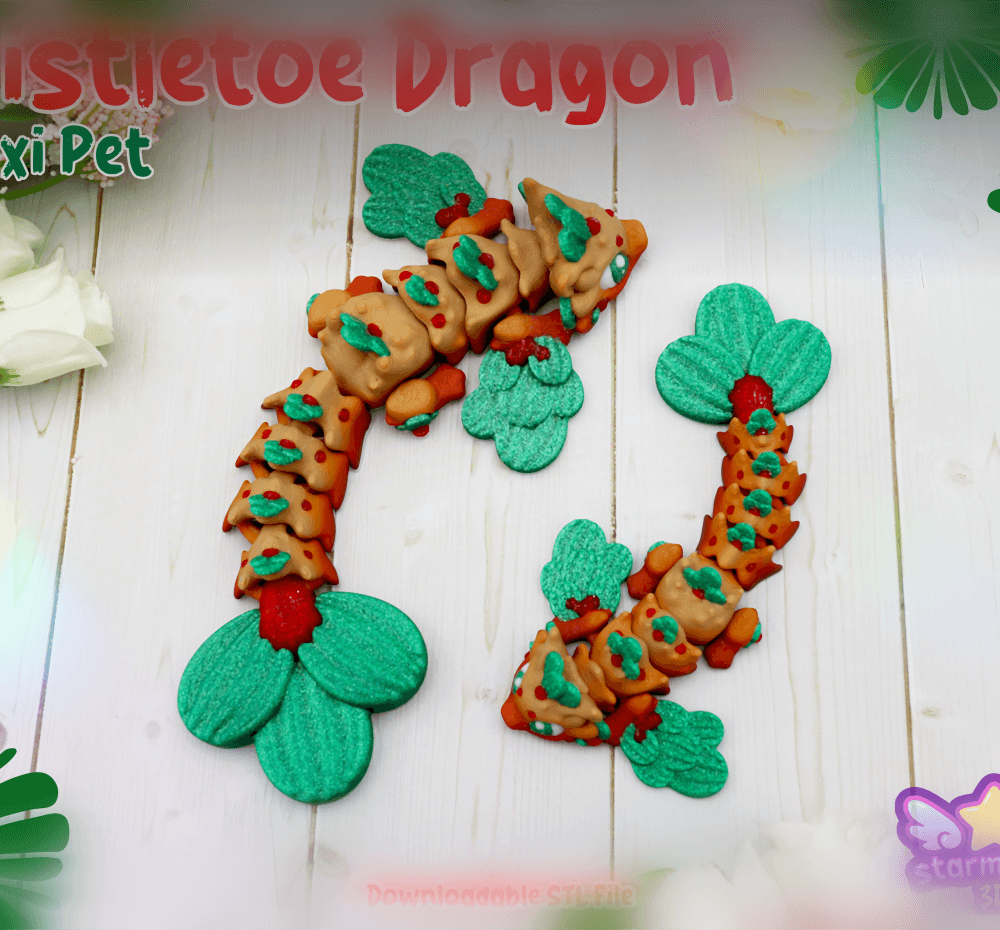 Mistletoe Dragon 3d model