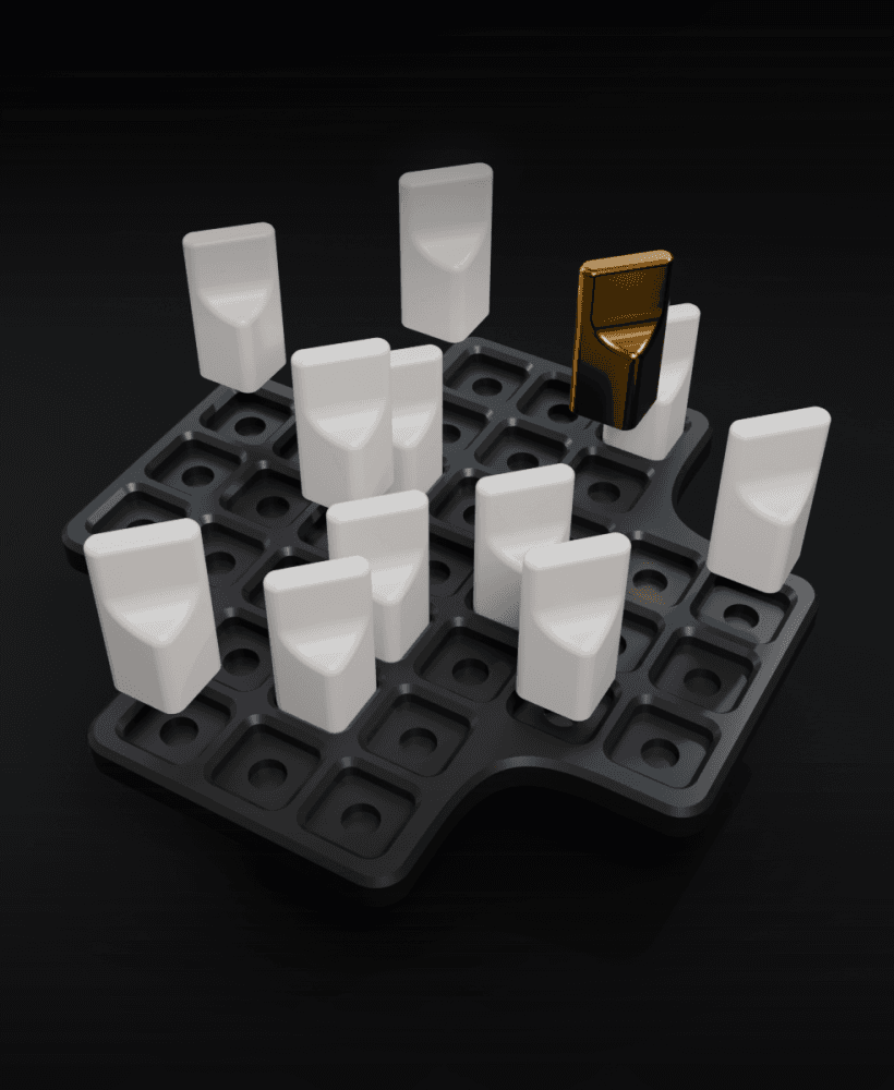 Chess for one puzzle 3d model