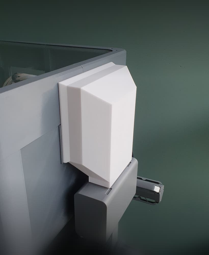 Flashforge AD5X Enclosure Mod - Large Pass-through 3d model