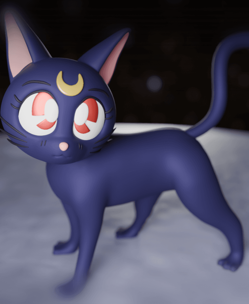 Luna - Sailor Moon 3d model