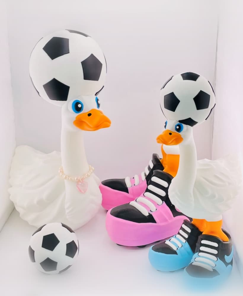 Soccer Ball Hat Goose Gear for Porch Goose 3d model
