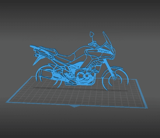 Kawasaki - Versys Wall Art 3d model