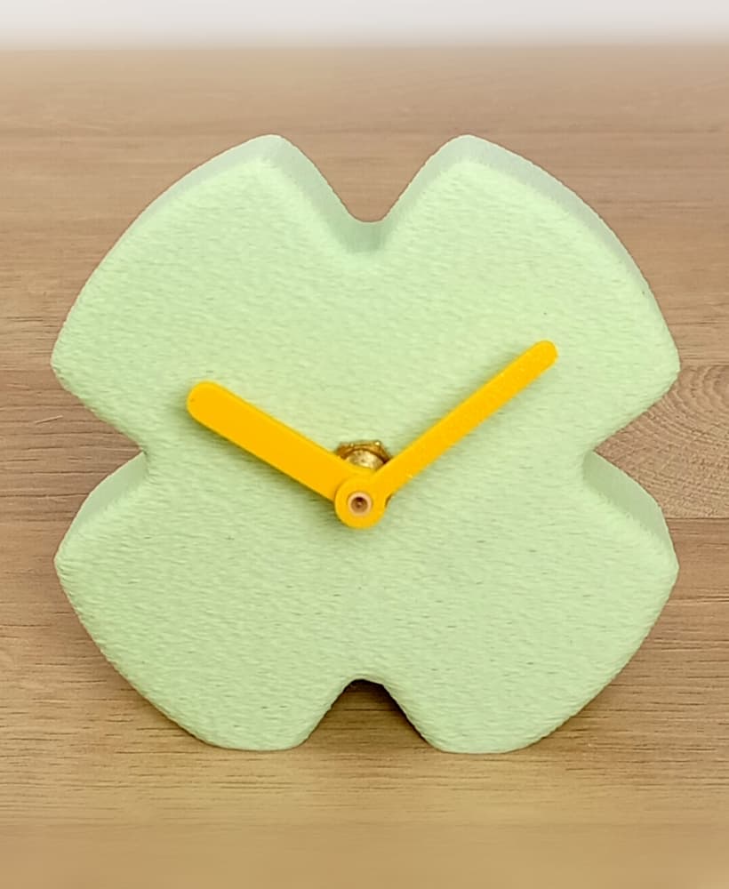 Soft Clock - Clover 3d model