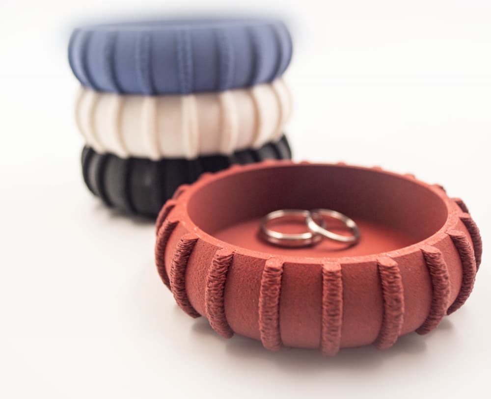 Stackable Fuzzy Pattern Catch All Tray - Design #1 3d model