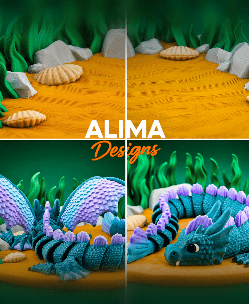 XXL Fish Dragon 3d model