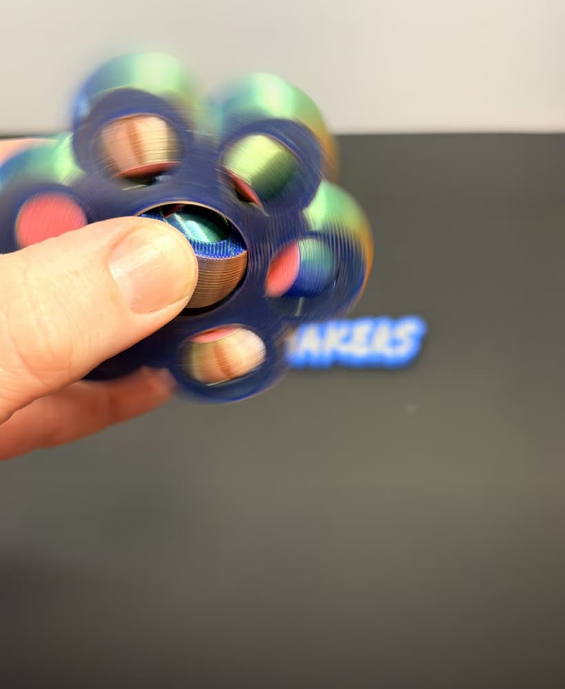 R7 Gyro Flower | Rolling Petal Edition | Spring Fidget Toy | R7Makers 3d model