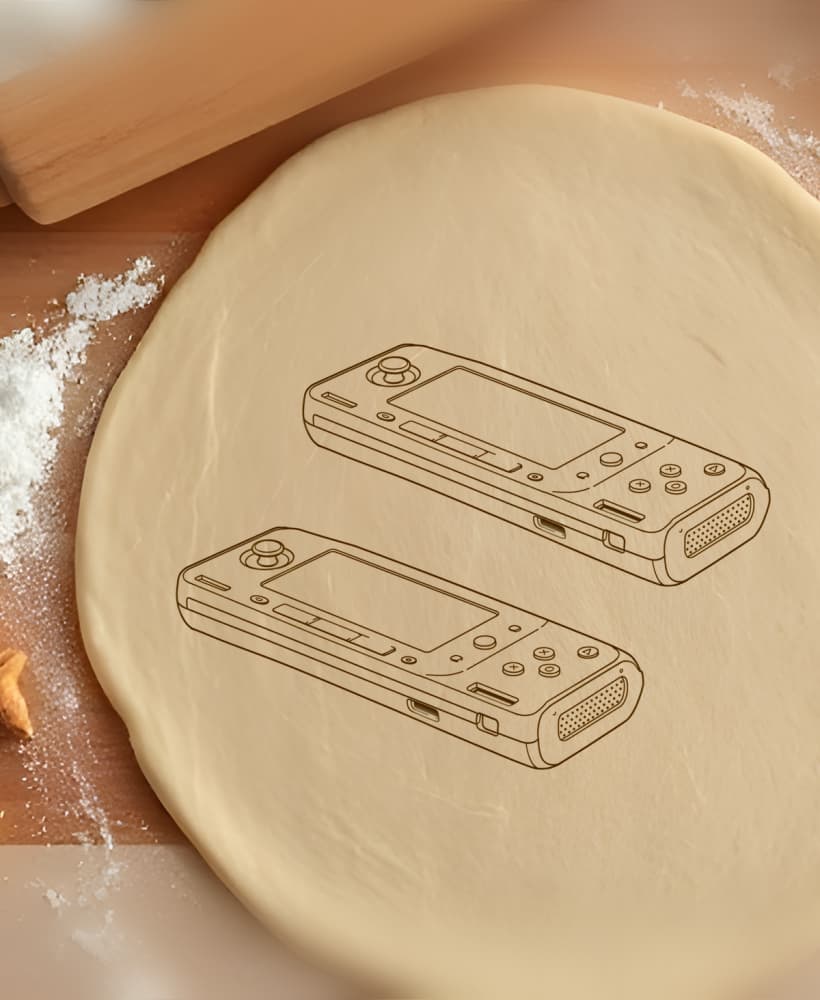 Steam Deck Cookie Cutter, Biscuit Cutter 3d model