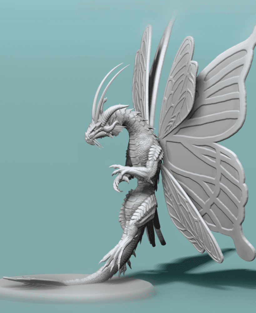 Rust Dragon 3d model