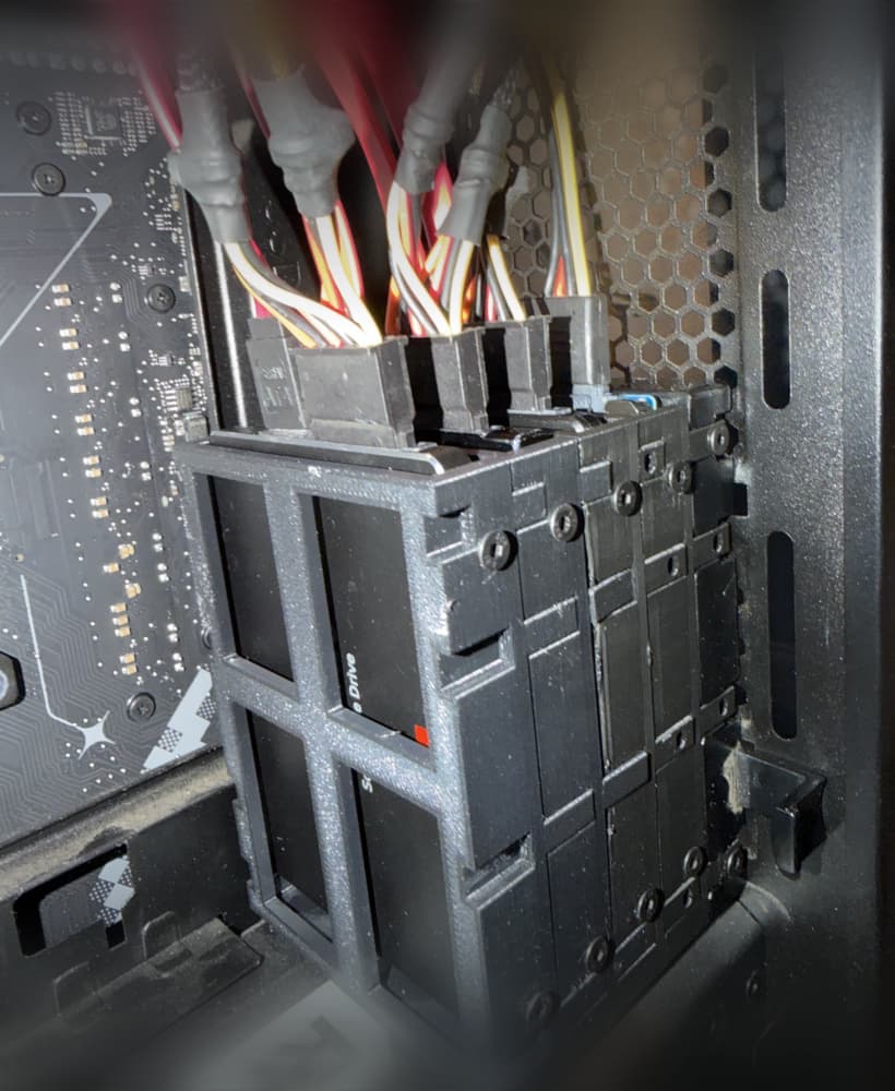 Corsair Air 540 Modular SSD Enclosure Cage System 3d model