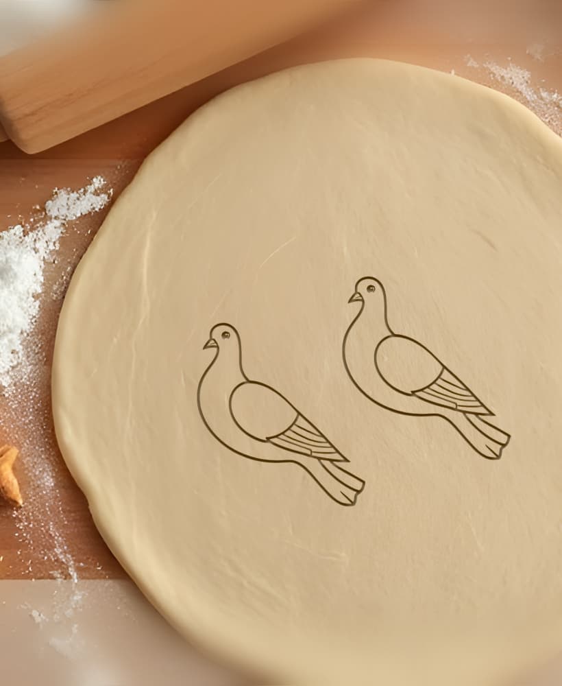 Pigeon Cookie Cutter, Biscuit Cutter 3d model