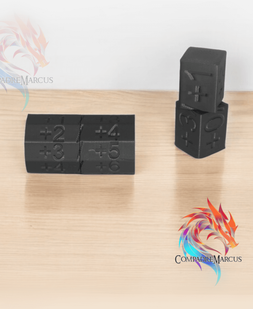 Set Counters Attack/Defense MTG / Set of 2 / No supports 3d model