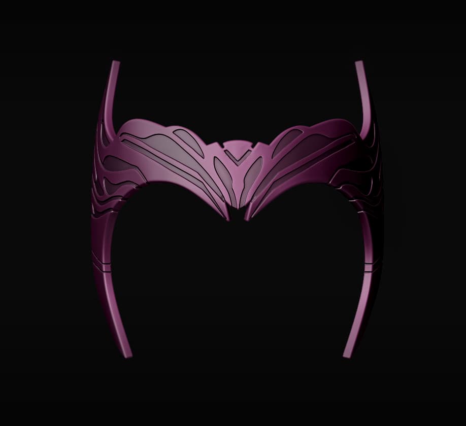 Wanda Scarlet Witch Movie Helm 3d model