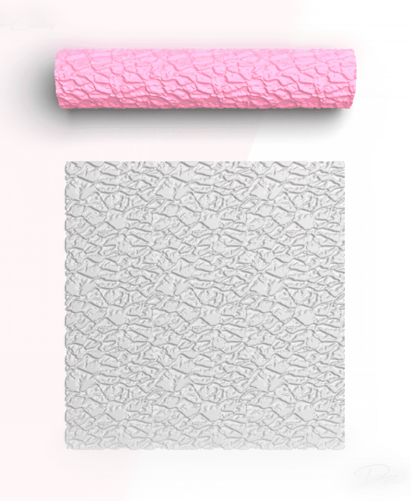 Wrinkled Paper Texture Roller For Polymer Clay, Paper Clay Texture Rolling Pin, Clay Tool, No: 1429 3d model