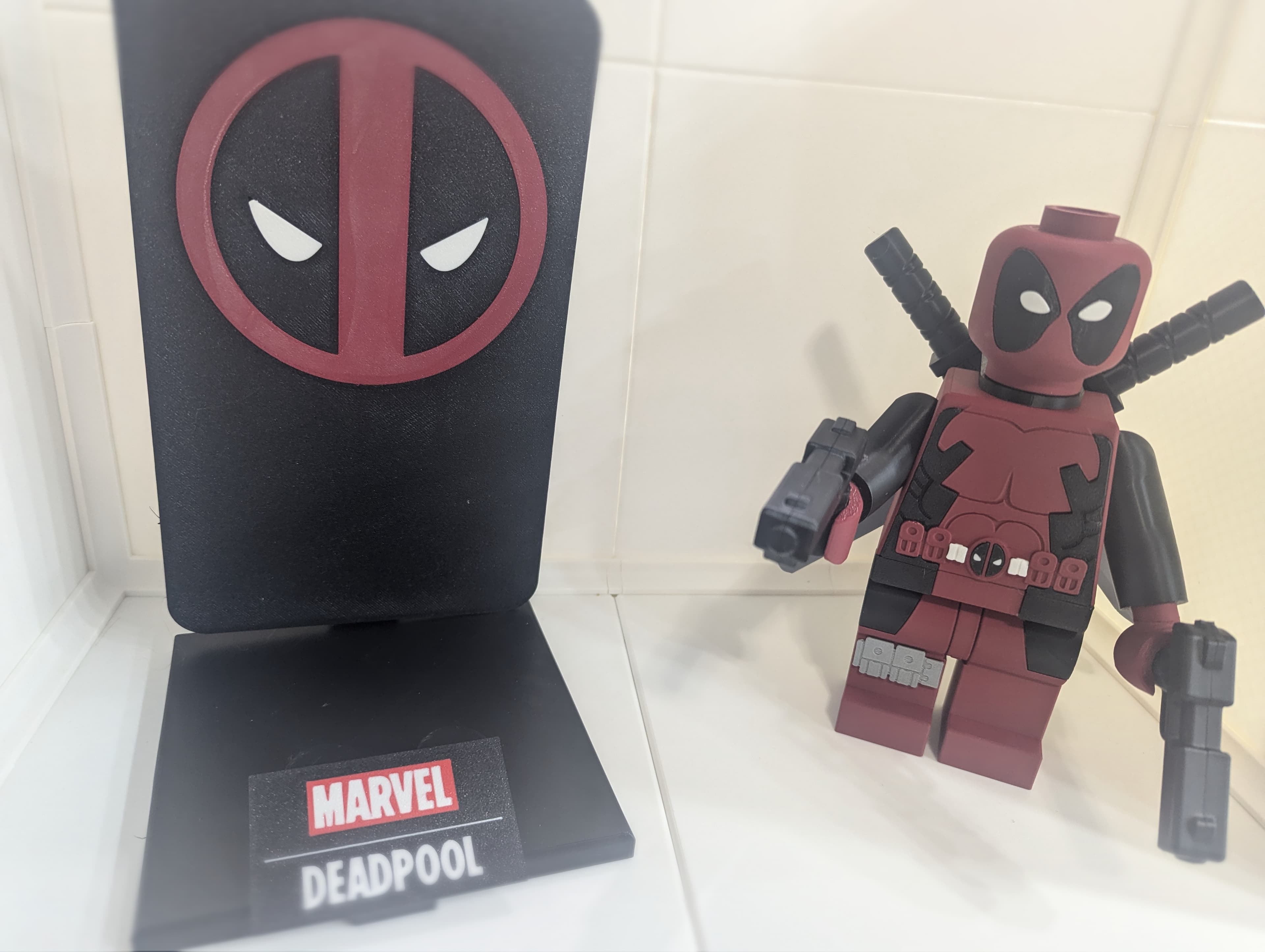 Deadpool Backer Plates 3d model