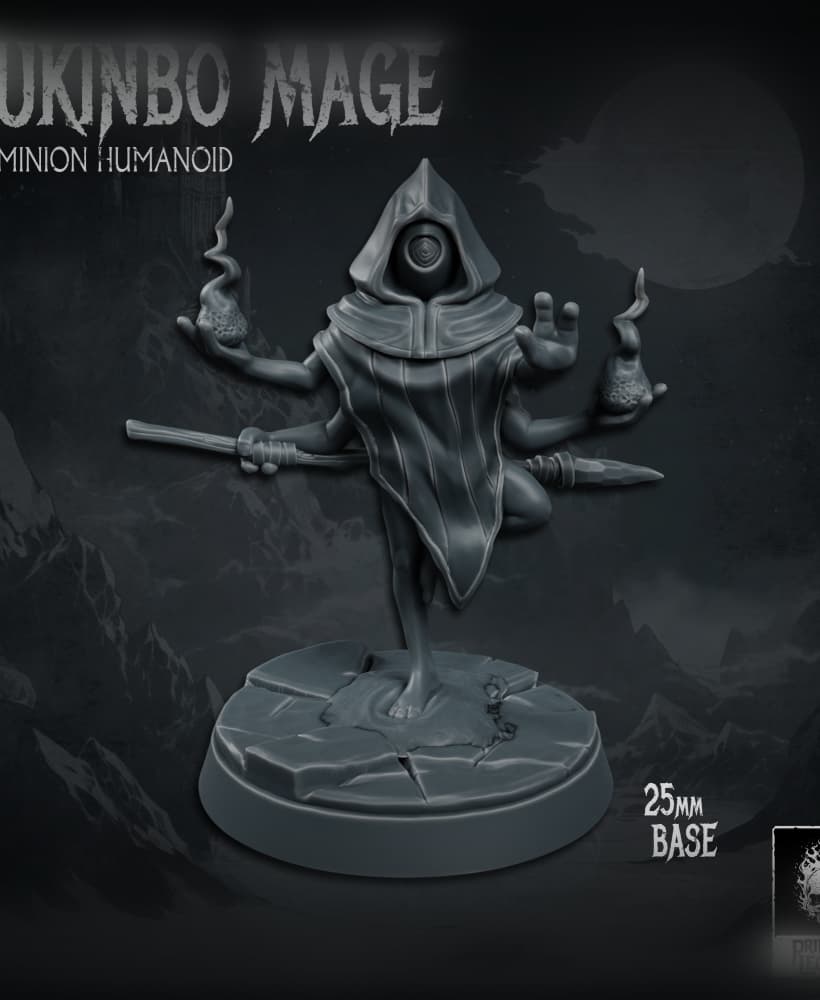 Yukinbo Mage 03 (25mm Base) 3d model