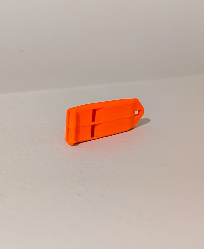 Compact Dual-Chamber Whistle V2 3d model