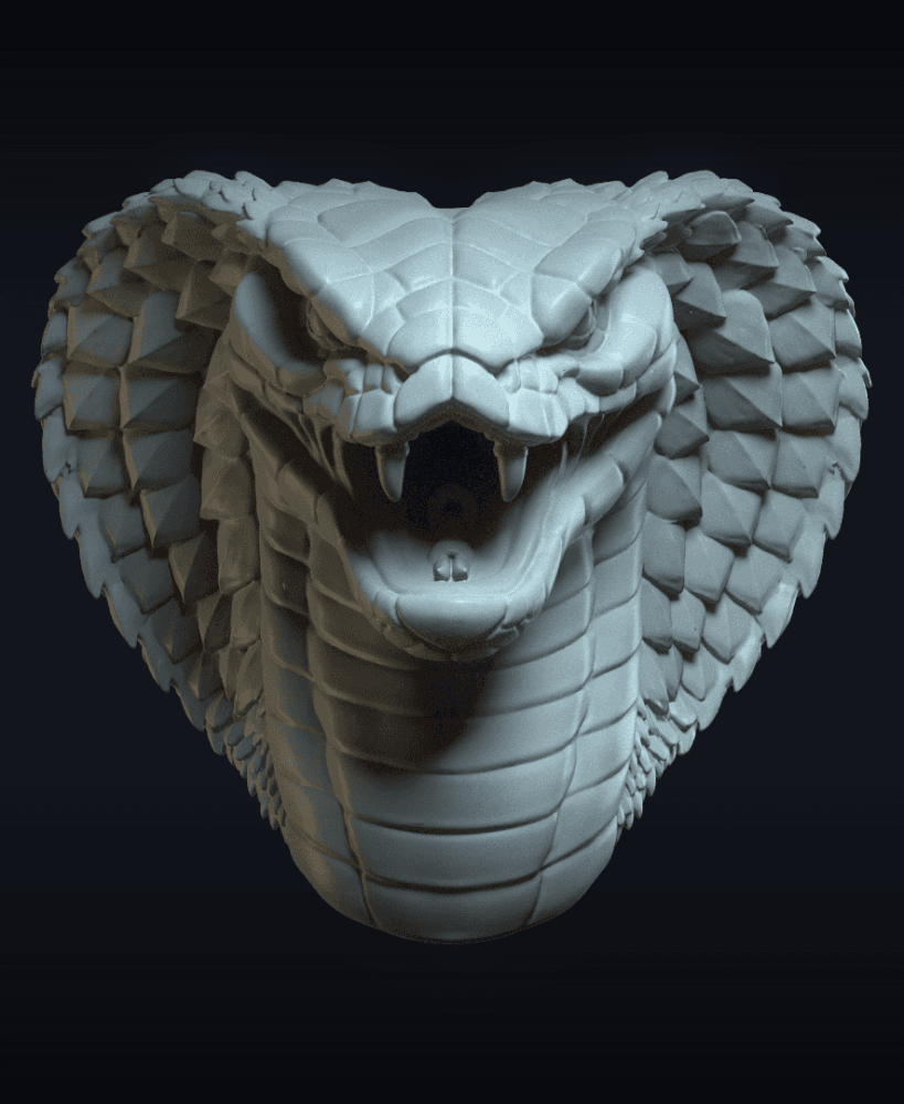 Nagara v2 (actiong figure head) 3d model