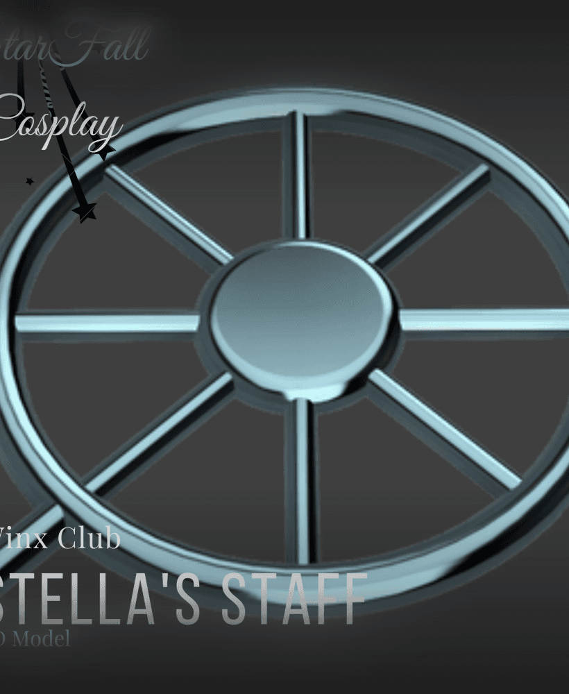 Stella's Staff Winx Club 3d model