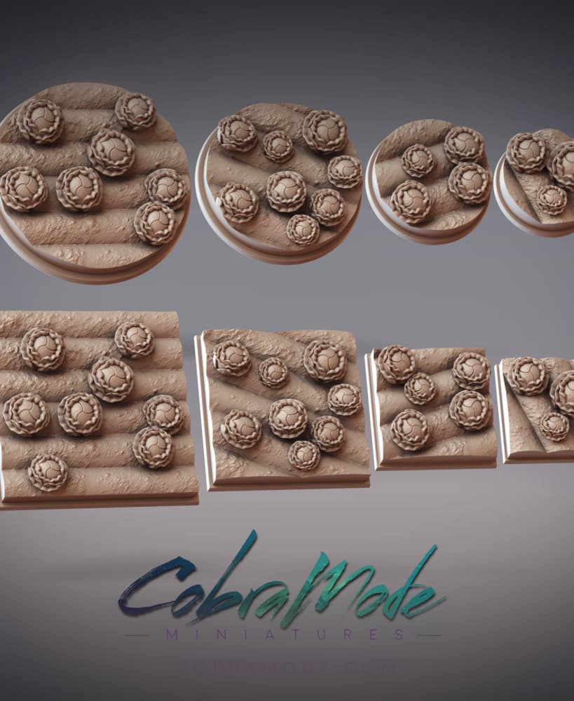 Cabbage Garden Base 50.stl 3d model