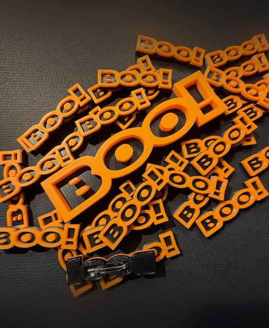 Halloween BOO! Pins 3d model