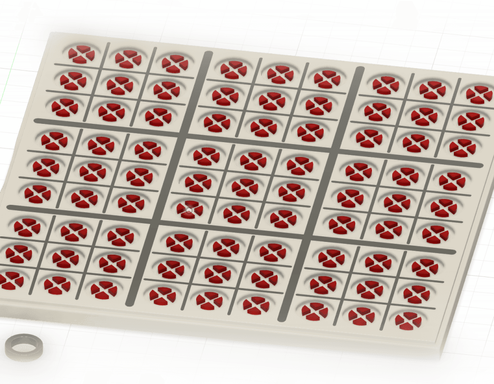 BIG TIC TAC TOE - Board Game 3d model