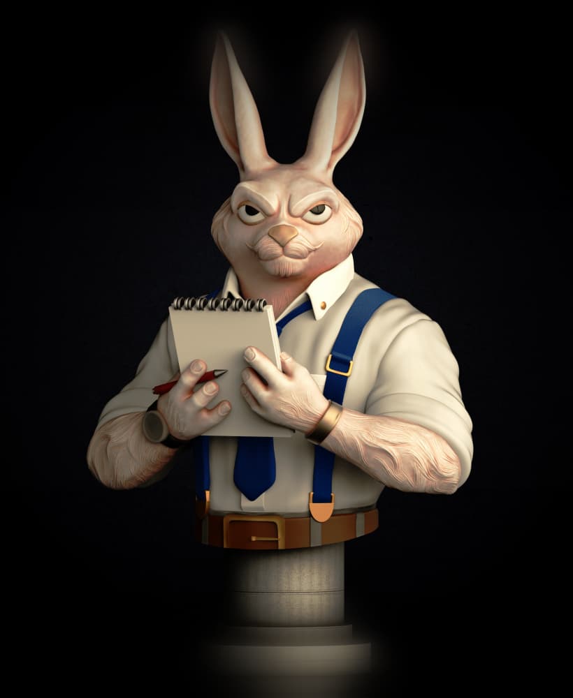 Gus Hasel, Logistics supervisor - (Pre-Supported) 3d model