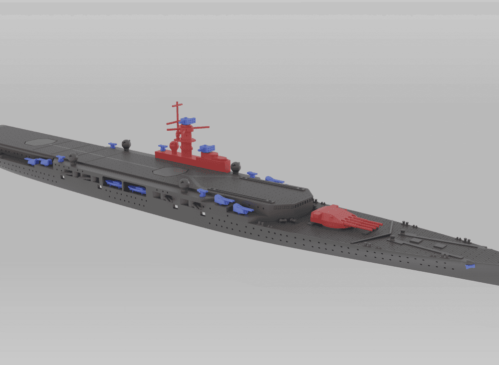 1/700 Flugdeckkreuzer AIV 3d model