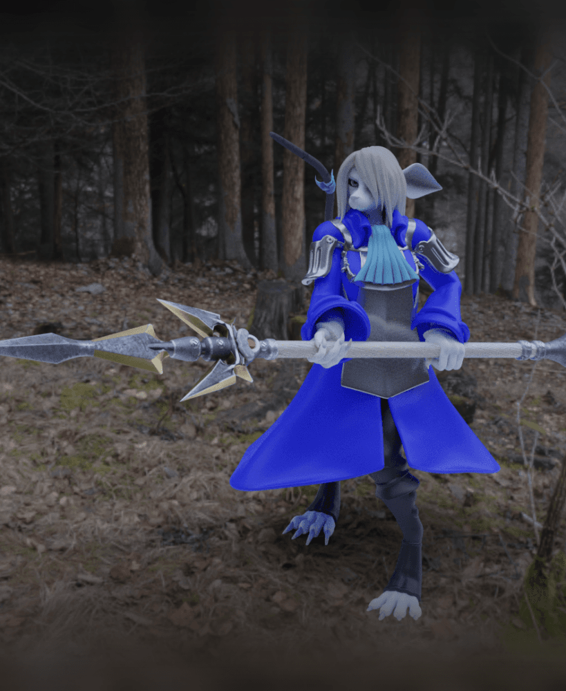 Mouse Warrior v2.0 3d model