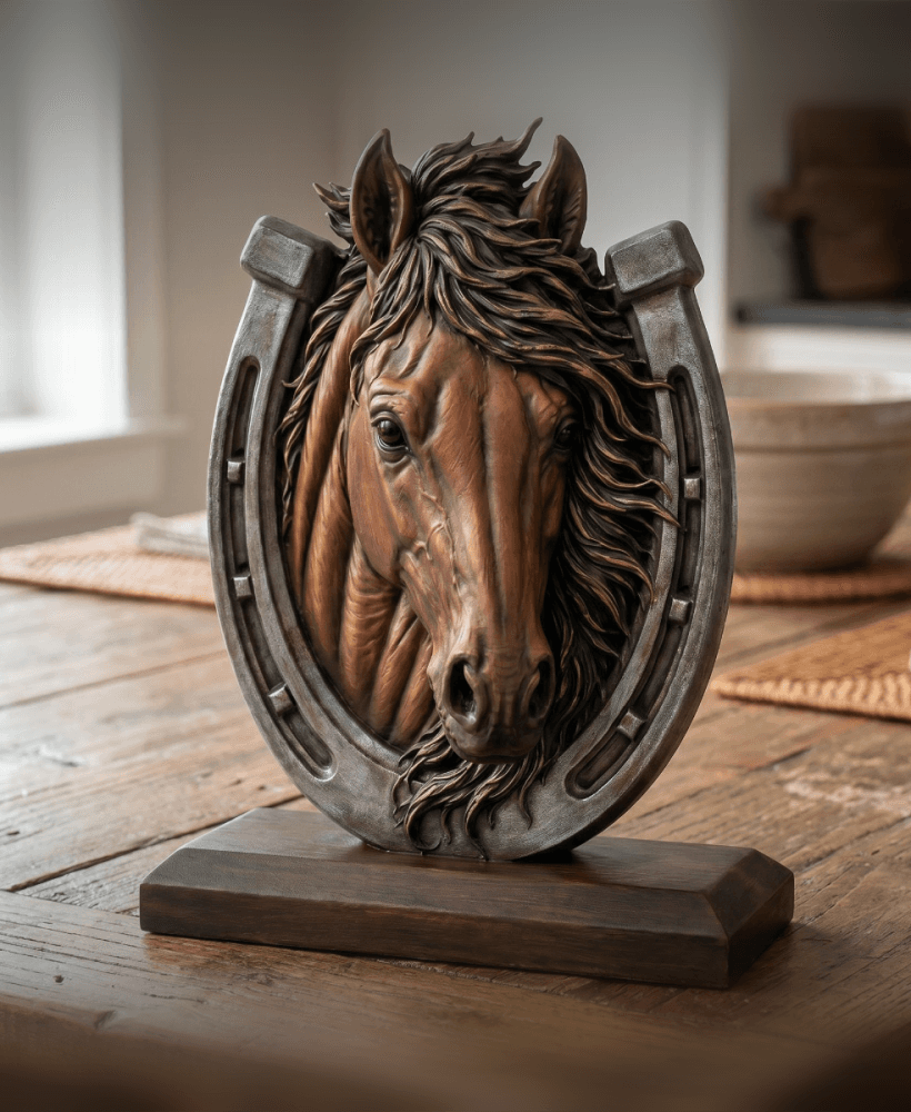 Majestic Horse Sculpture 3d model