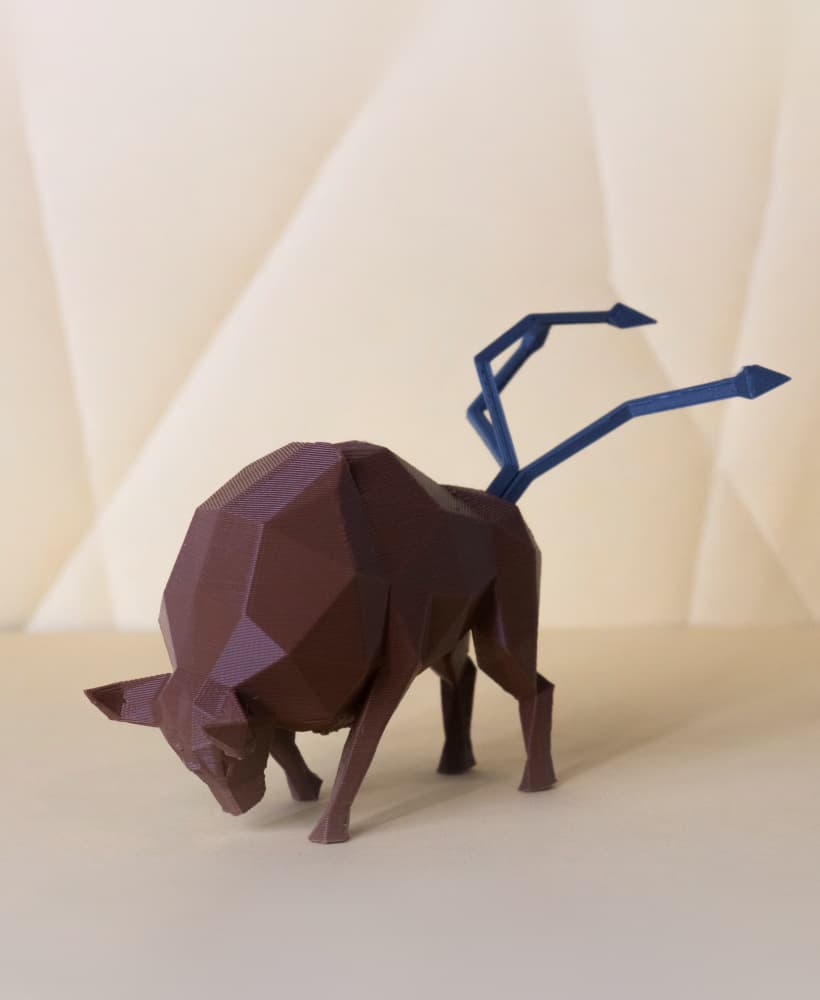 Tauros Low Poly Pokemon 3d model