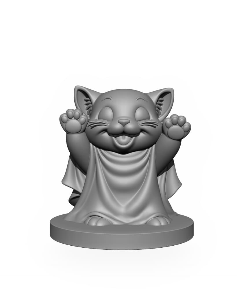 Ghost Cat for Halloween 3d model
