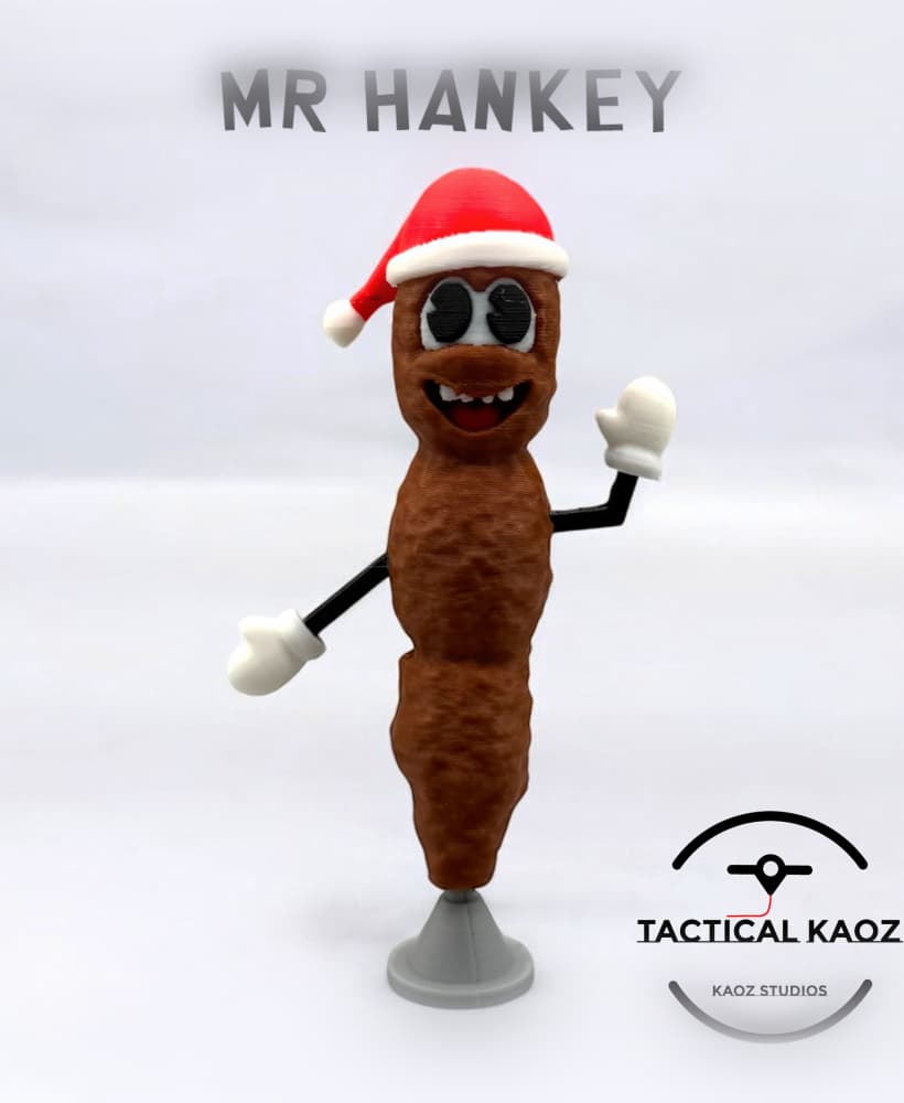 Mr. Hankey the Christmas Poo – A Festive and Nostalgic Figurine 3d model