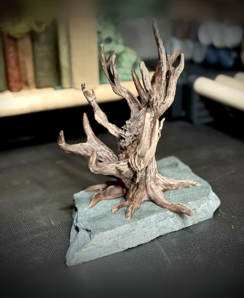 Tormented tree book display 3d model