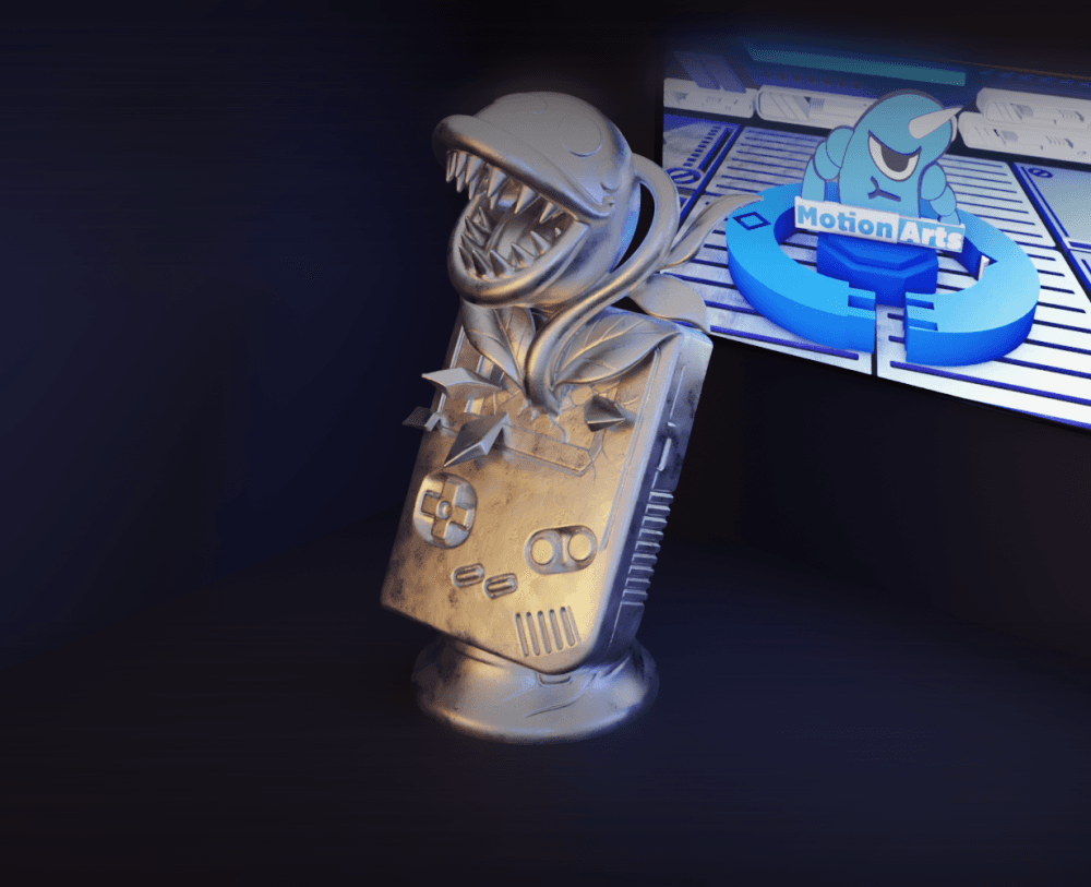 Video game de mão.stl 3d model