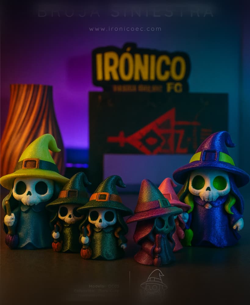 Bruja Siniestra (Cute Skull Witch) | Figura Coleccionable Halloween 3d model