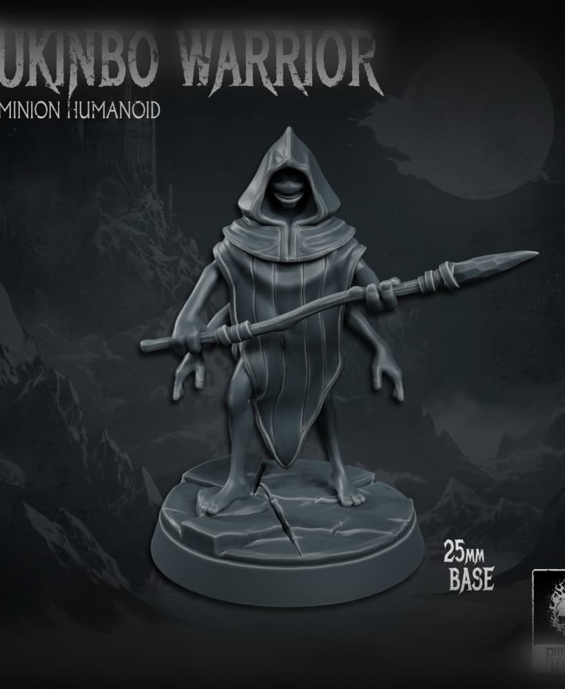 Yukinbo Warrior 03 (25mm Base) 3d model
