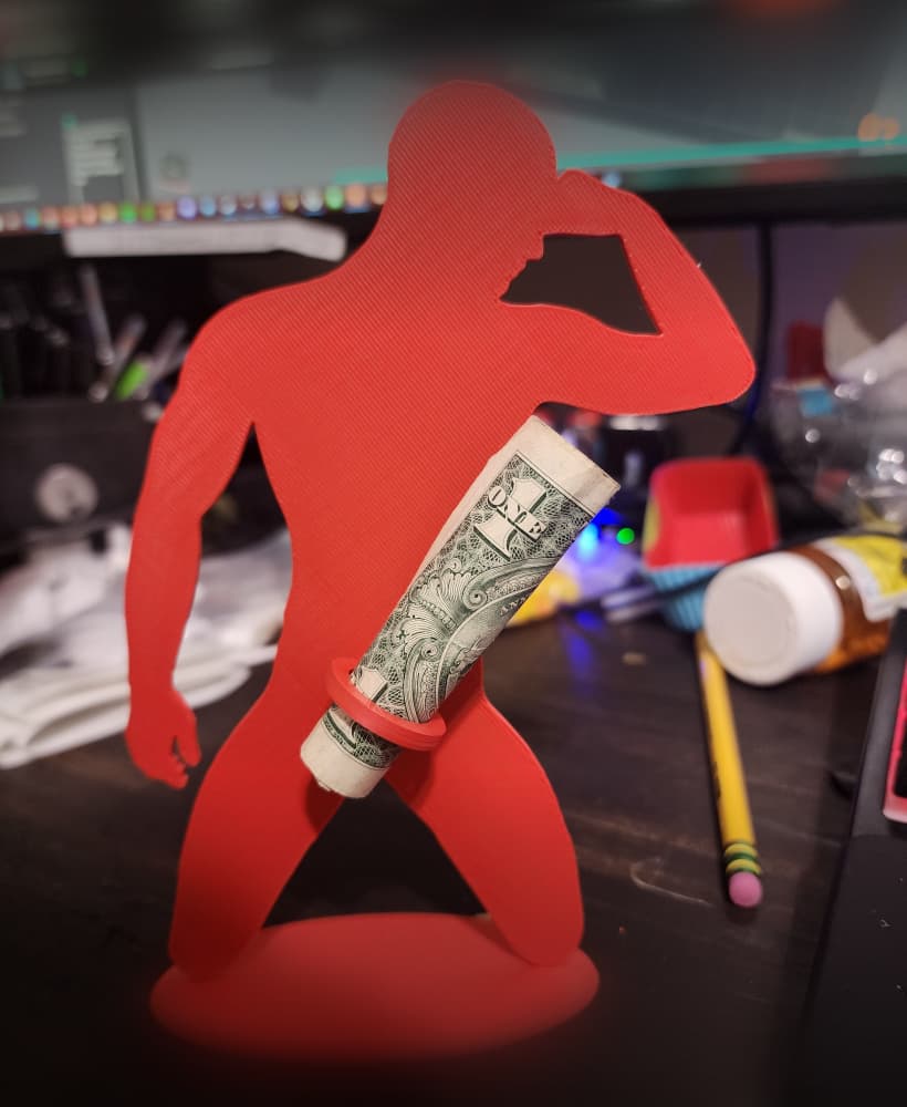 Dollar Daddy – Gag Gift Cash Holder 3d model