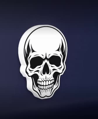 Skull V1 - LED Strip compatible 3d model