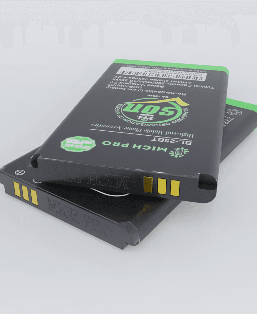 Cell phone battery 3d model