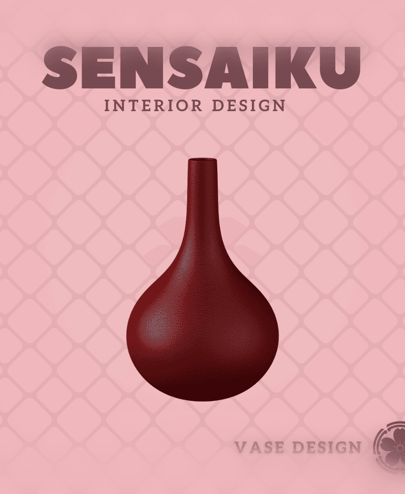 157. Cylinder - V116 Custom Vase Design - Ikebana Home Decoration 3d model
