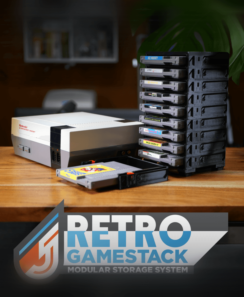 RETRO GameStack - NES 3d model