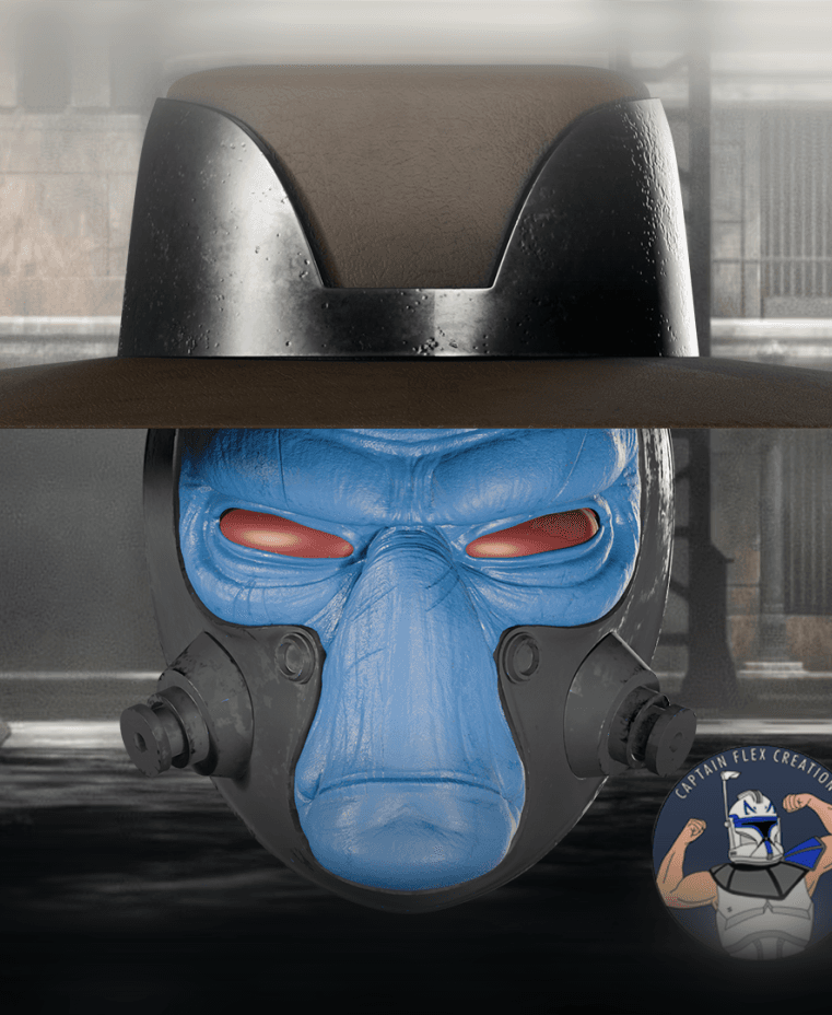 Cad Bane Mask 3d model