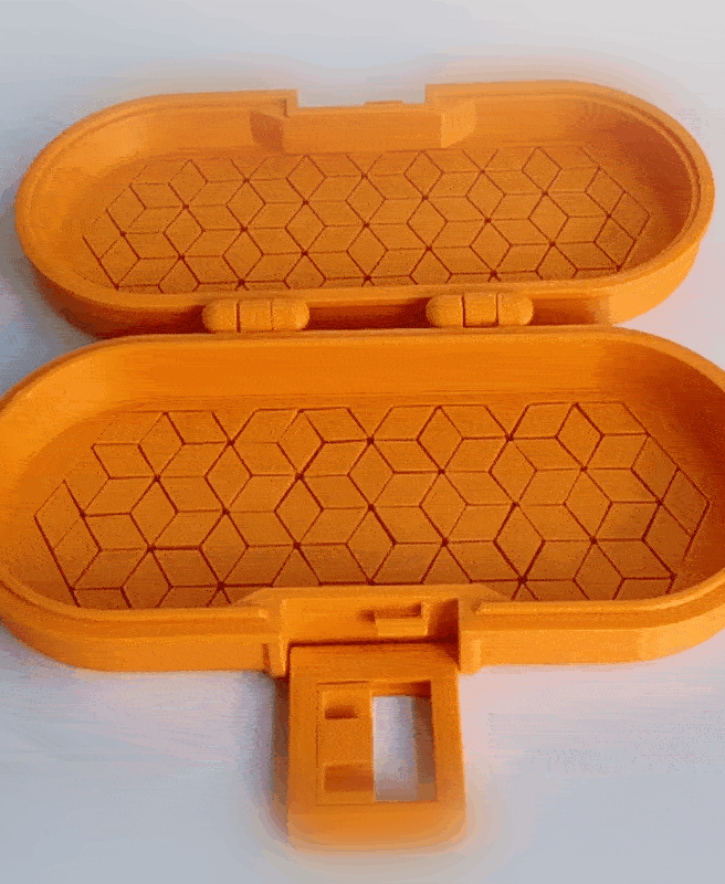 flexible pencil case V2 3d model