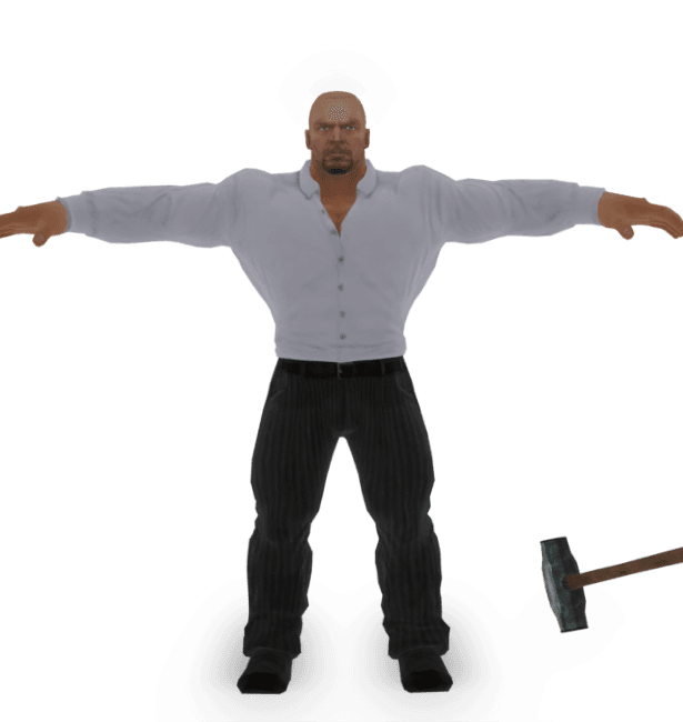 Triple H (Ring Attire) 3d model