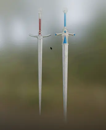 Rellana's Twin Blades from Elden Ring Shadow of the Erdtree 3d model